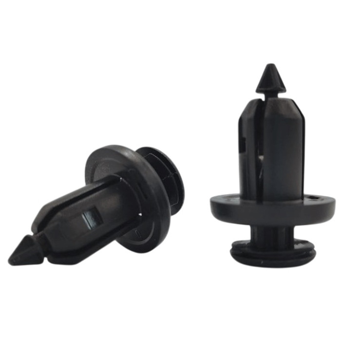 Крепление бампера с металлическими фиксаторами (длинный стержень)