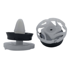 Фигурное крепление внутренней отделки двери