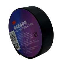 Ізолювальна стрічка 3M 19*0,13мм, 18м чорна ПВХ