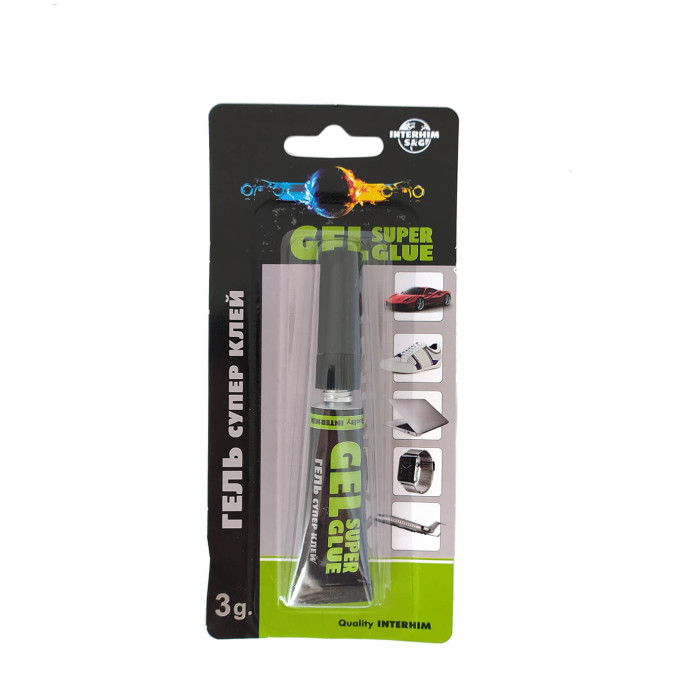 Клей INTERHIM Супер гель 3 г (арт.221)