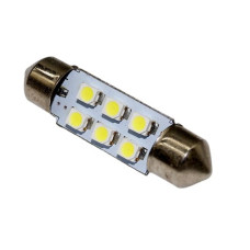Світлодіодна лампа T11-001(36мм) 3528-6 12V ST
