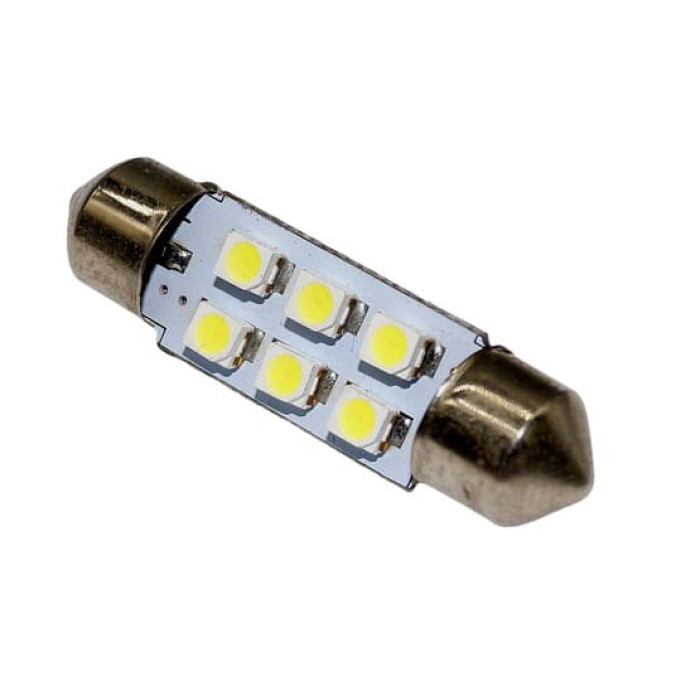 Світлодіодна лампа T11-001(36мм) 3528-6 12V ST