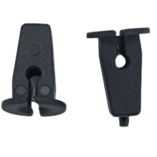 Вставка с округлой головкой, крепления подкрылок (надколесные дуги) цвет черный