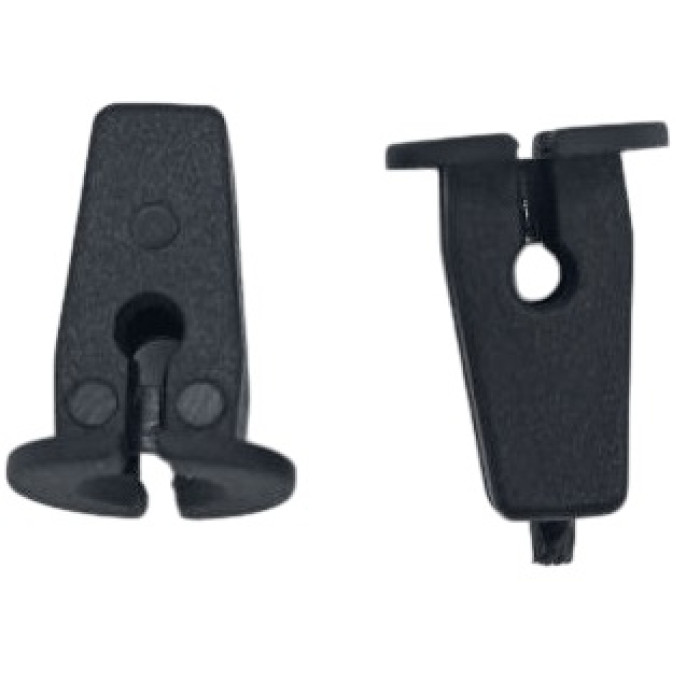 Вставка с округлой головкой, крепления подкрылок (надколесные дуги) цвет черный