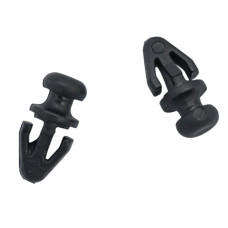 Нажимное крепление уплотнителя капота с фигурным основанием