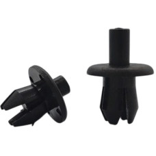 Крепление с нажимным штырьком, штырек без шляпки, 4х-лепестковое