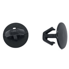 Нажимное крепление уплотнителя капота с фигурным основанием