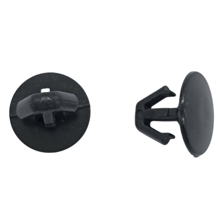 Нажимное крепление уплотнителя капота с фигурным основанием