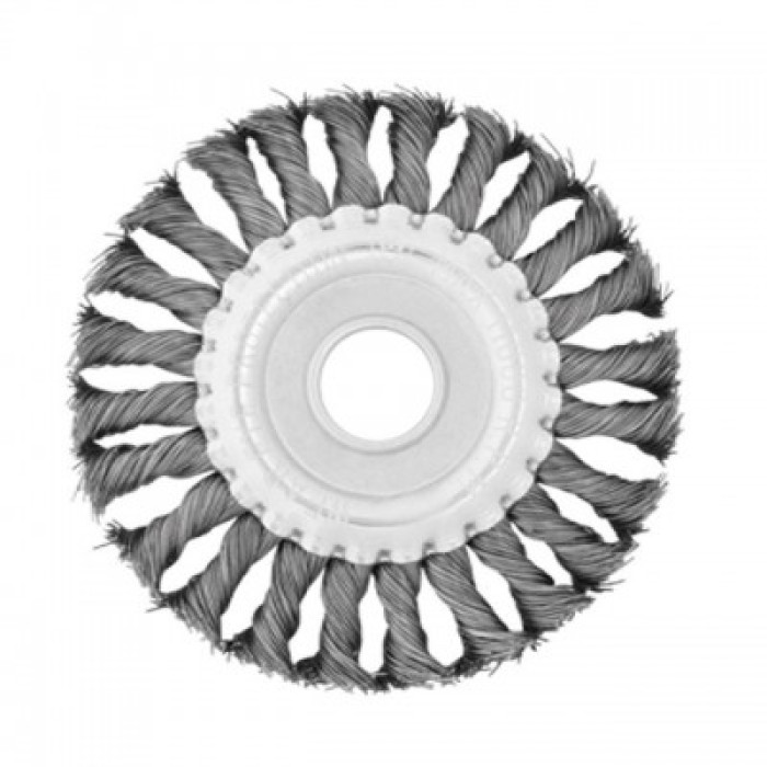 Щітка кільцева 115x22,2 мм (пучки витого дроту) INTERTOOL BT-7115