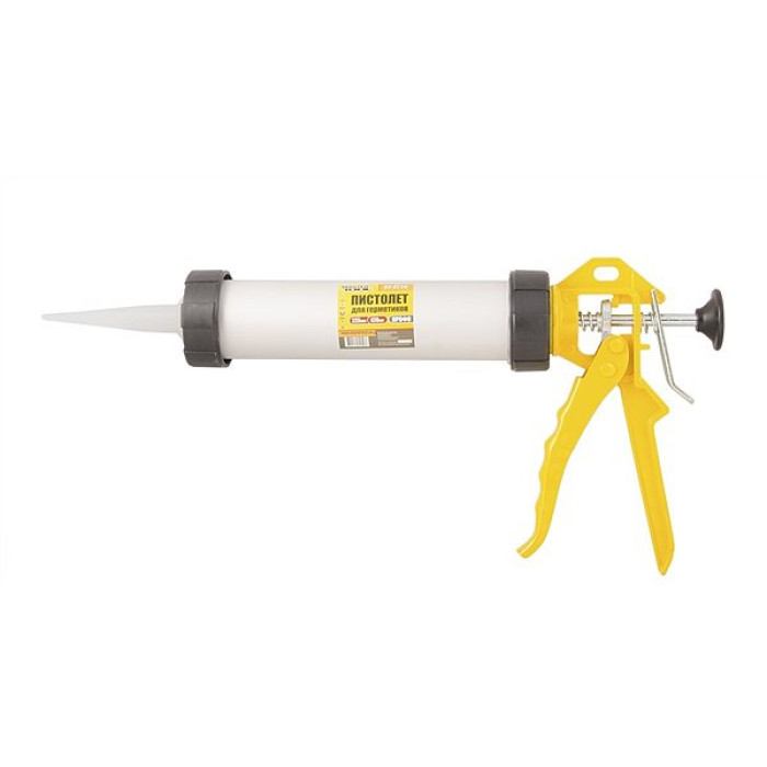 Пістолет для герметиків та силіконів MASTERTOOL ПРОФІ 380 мм туба 600 мл 80-0237