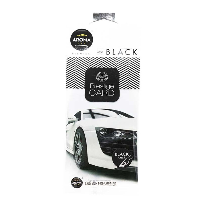 Ароматизатор Aroma Car Prestige Card Black 92664