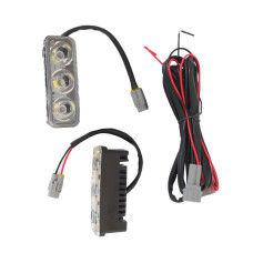Фари денного світла DRL-HT3 9W корпус метал