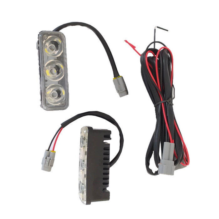 Фари денного світла DRL-HT3 9W корпус метал