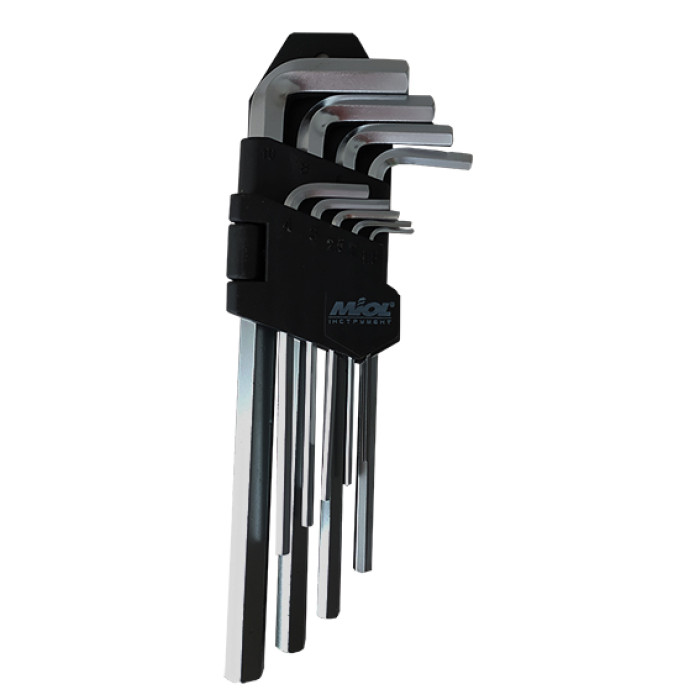 Набір шестигранних ключів Miol 9шт (56-396)
