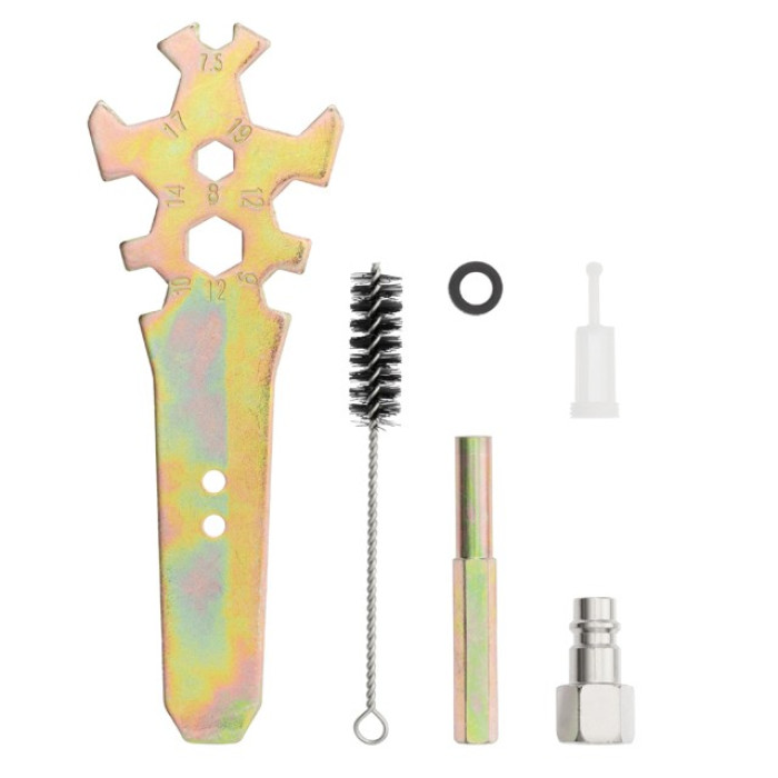 Пневматичний краскопульт HVLP, форсунка 1.4мм, верхній пластиковий бачок 600мл., 3бар INTERTOOL PT-0104