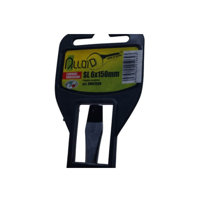 Викрутка шліцьова SL 6 x 150 мм Alloid OM6150N