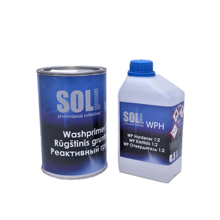 Грунт реактивний жовто-зелений SOLL S-WP 1 2:1 HS (1л + отв.0,5л)
