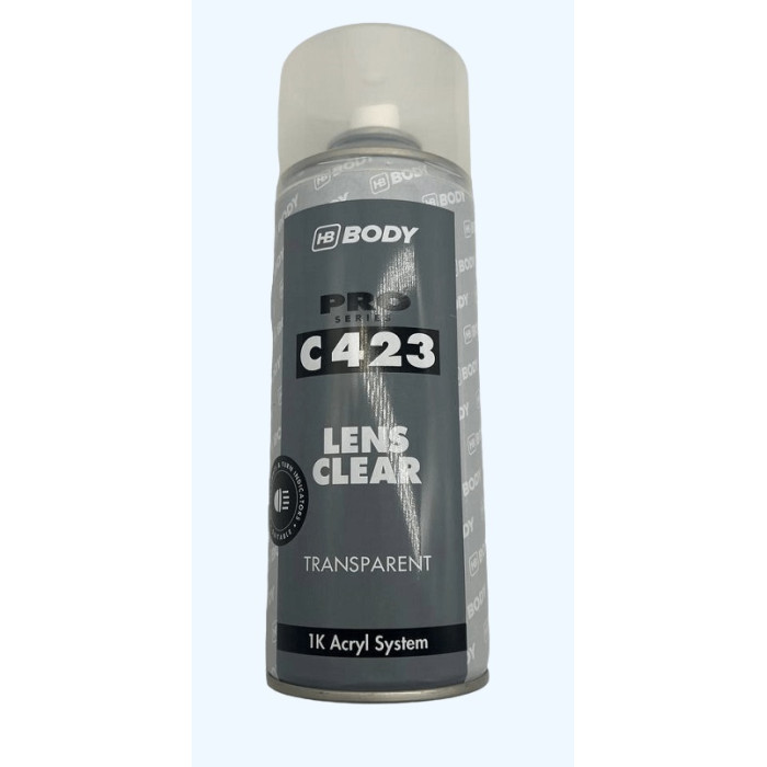 Лак для фар в аерозолі BODY LENS CLEAR, 400 мл