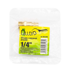 Штуцер із зовнішнім різьбленням Alloid 1/4 ПП-2РМ
