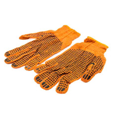 Рукавички робочі помаранчеві з ПВХ 10 клас (ціна за пару)