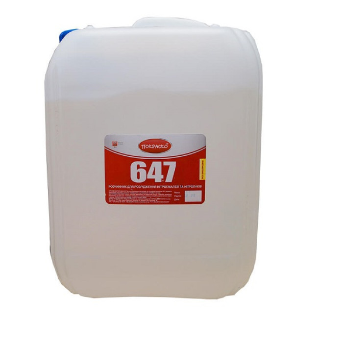 Розчинник 647 IMEX ПОКРАСКО в каністрі 7.6кг/9л