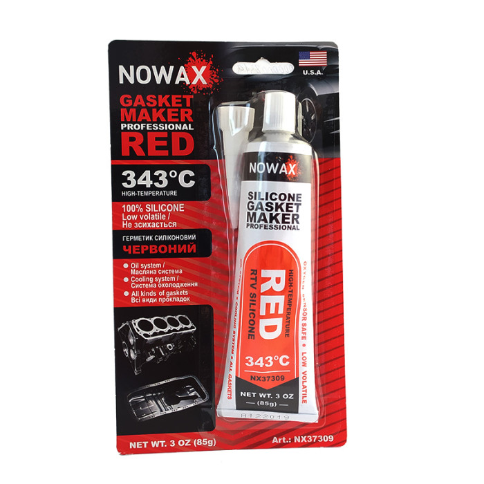 Герметик NOWAX GASKET MAKER RED NX37309 85г