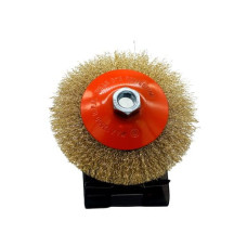 Щітка конусна для УШМ, кручений сталевий дріт (125 мм) Sturm (арт. 5240302)