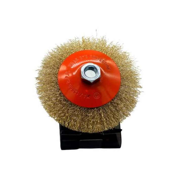 Щітка конусна для УШМ, кручений сталевий дріт (125 мм) Sturm (арт. 5240302)