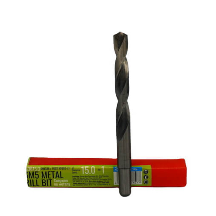 Свердло по металу 15,0 мм DIN338, DB-33815.0 ALLOID
