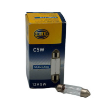 Лампа галогенна розжарювання C5W HELLA