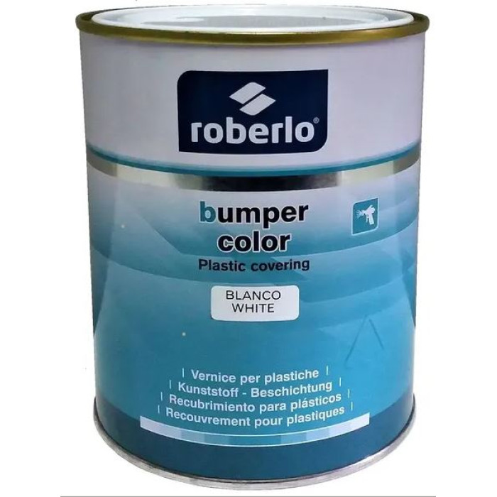 Фарба структурна біла для бампера 1л ROBERLO BC-40 (арт. 44841/61159)