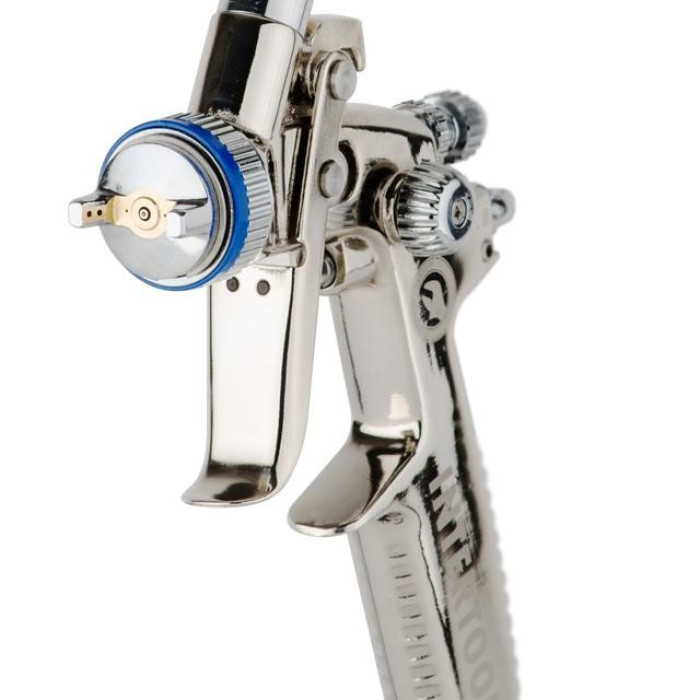 Краскопульт пневматичний HVLP II MINI професійний, дюза 0.8мм, бачок 250мл, INTERTOOL PT-0128