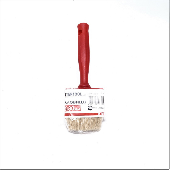 Пензель макловиця 70x30мм INTERTOOL KT-1816