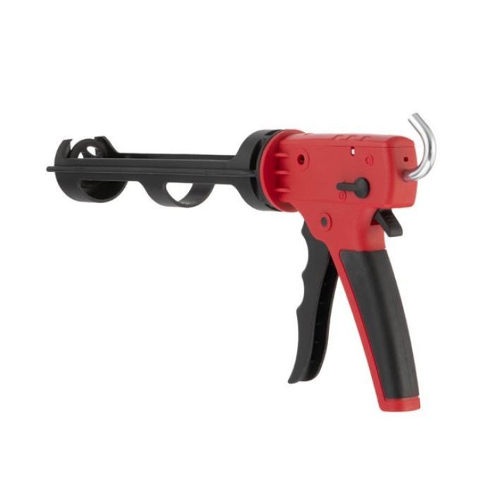 Пістолет для видавлювання силікону, посилений, 2 режими, аквастоп INTERTOOL HT-0028