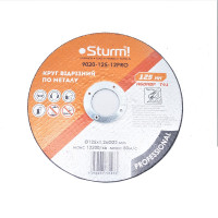 Диск відрізний по металу 125*1,2*22 Sturm