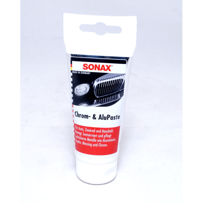 Поліроль очищувач для хрому SONAX Chrome & Alupaste 75мл (308000)
