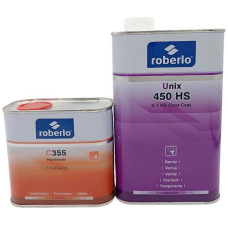 Акриловий лак ROBERLO HS UNIX 450 1л із затверджувачем ROBERLO C355 0.5 л