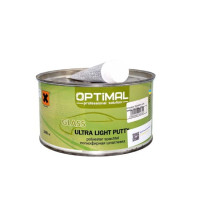 Шпаклівка зі скловолокном поліефірна OPTIMAL Glass & Ultra Light, 1 кг