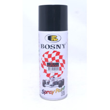 Акрилова емаль в аерозолі, чорна матова BOSNY 400мл (арт. №4)