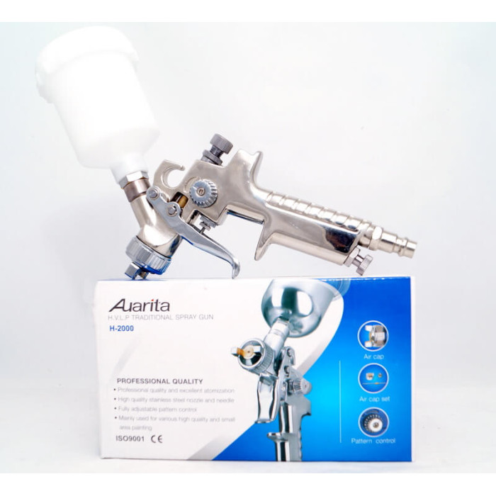 Пневматичний краскопульт AUARITA HVLP міні 1.2 мм (копія Sata) H-2000
