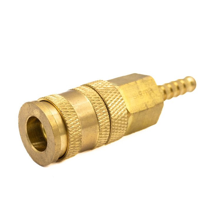 Швидкороз'ємне з'єднання з клапаном шланг SIGMA 06мм Латунь