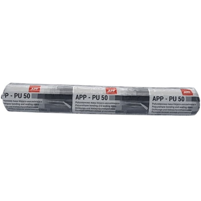 Шовний поліуретановий герметик APP PU 50 чорний 600мл (040312)