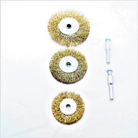 Набір дротяних щіток для дриля Mastertool - 50 x 63 x 75 мм (3 шт.) (19-9301)