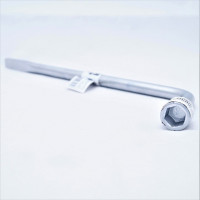 Ключ балонний L-подібний MASTERTOOL 17 мм 350х14 мм (73-0117)