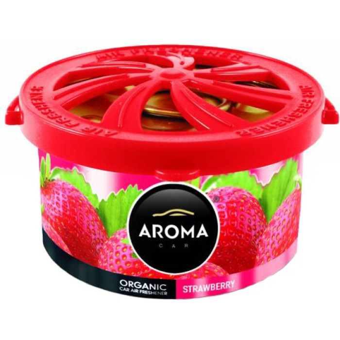 Ароматизатор Aroma Car Organic 40 мл, strawberry (полуниця) 550/92091