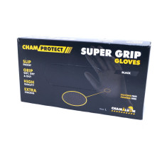 Рукавички нітрилові чорні L CHAMALEON 48902 (ціна за пару)