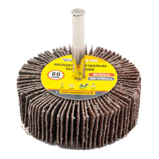 Коло пелюсткове в оправці MASTERTOOL 60x20 мм, Р80 (08-2268)