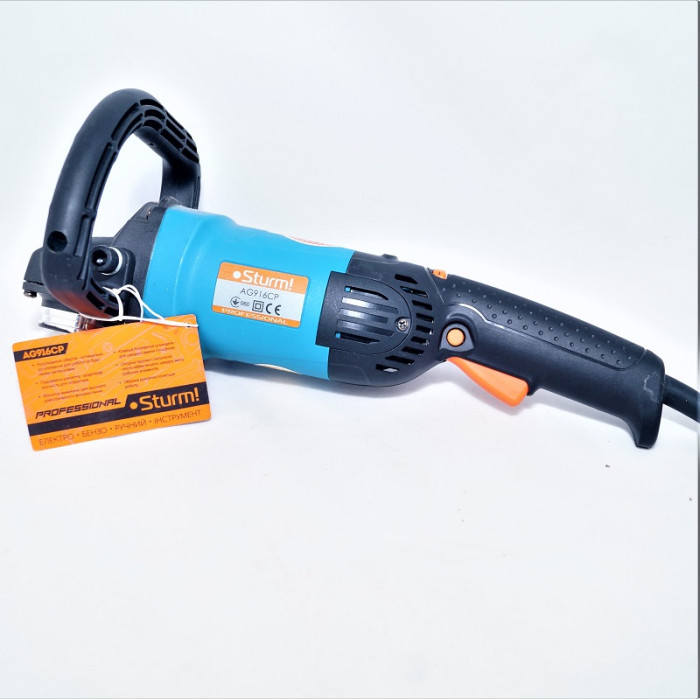 Полірувальна електрична машина Sturm 180мм, 1600 Вт AG916CP