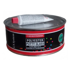 Шпаклівка зі скловолокном 1кг CS System Glass зелена (6мм)