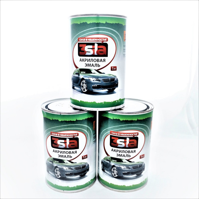 Автоемаль акрилова 3Sila 1л. без затверджувача